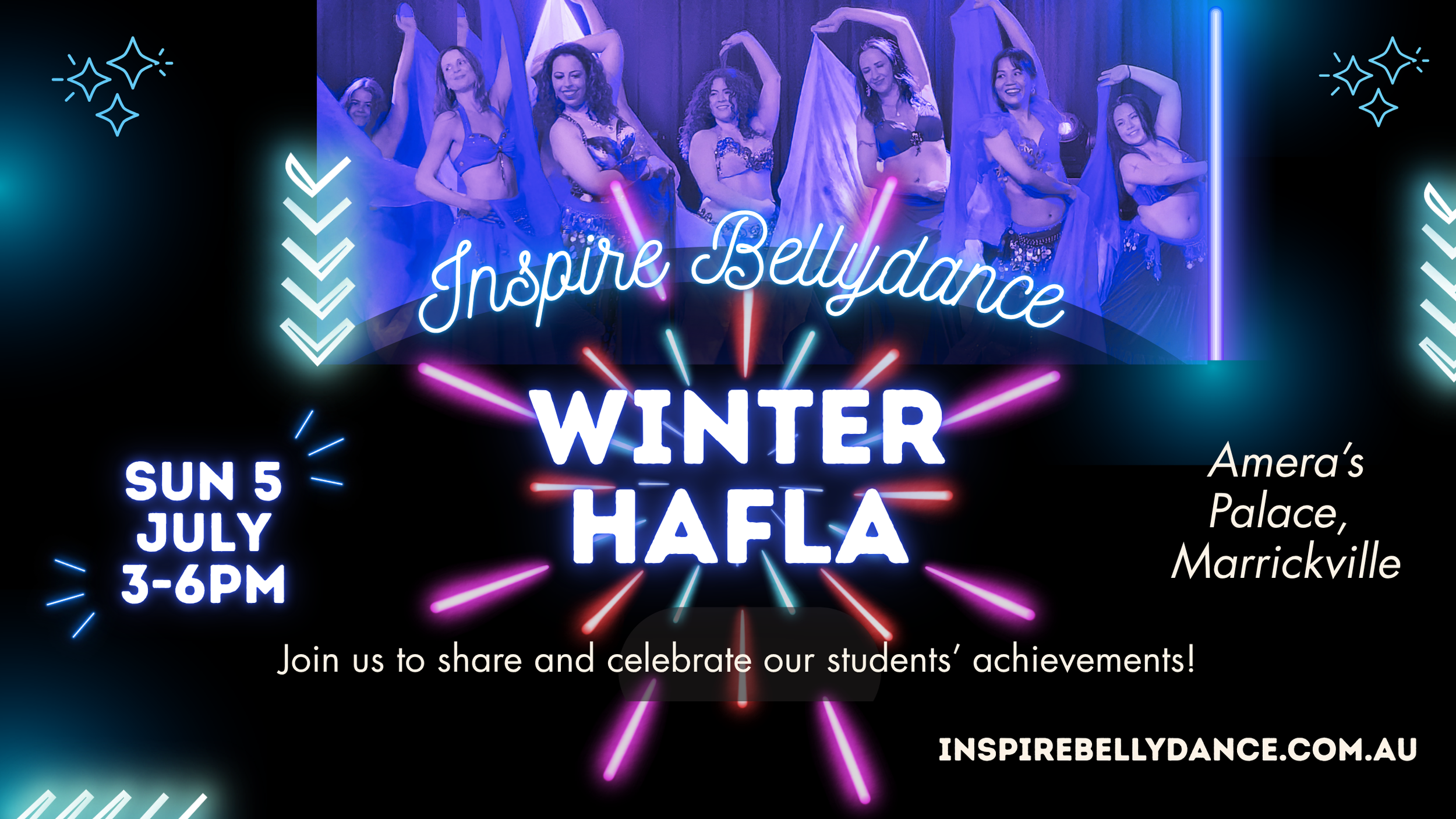 Winter Hafla: Bellydance Party and Show, Sunday 5 July