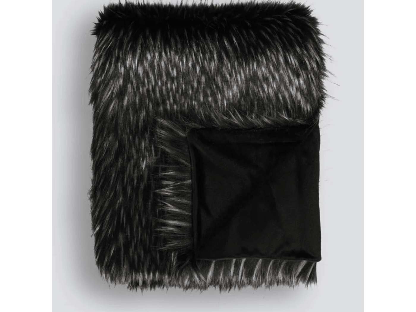 Ebony Plume Throw