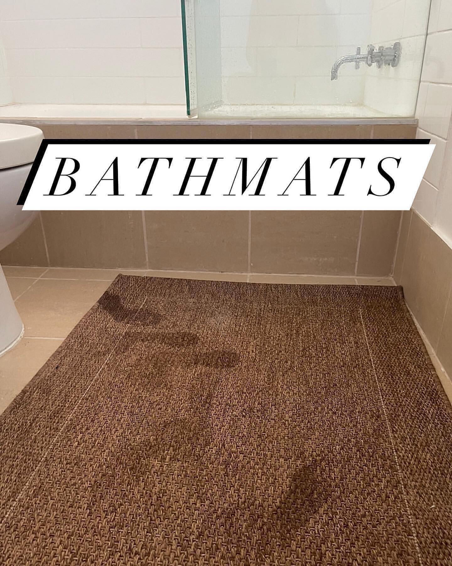 ▪️
W E T  F E E T
We use our rugs as BATHMATS
▪️▪️
W H Y? 
Because our rugs
▪️Dry fast
▪️Look fabulous
▪️can be custom made to size
▪️take outside &amp; hose to clean
▪️Don&rsquo;t look shabbie after spending too much time in the dryer
📞 Jo if you w