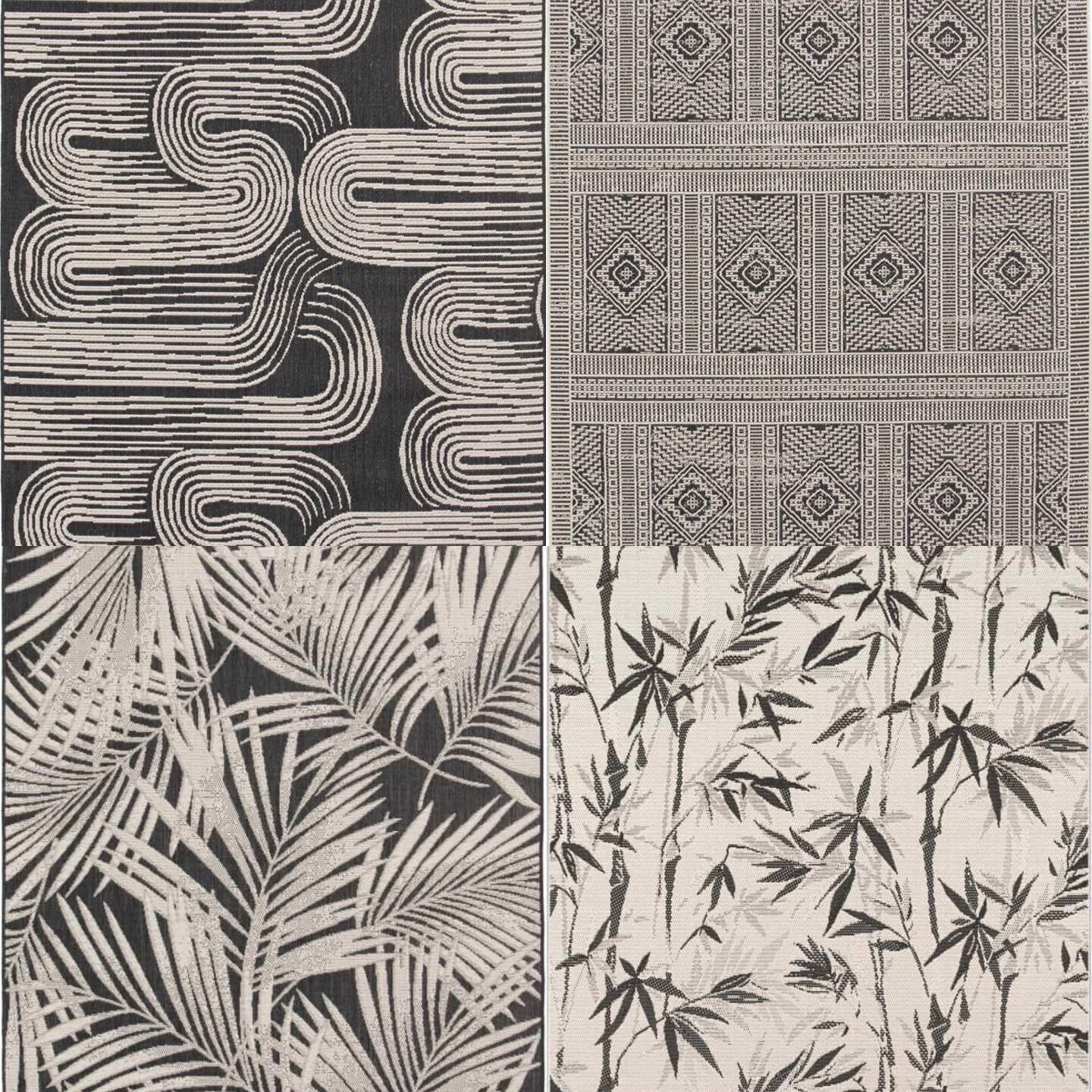 ▪️
N E W  D E S I G N S . . 
▪️
If you love BLACK &amp; WHITE you are going to love these . .
INDOOR/OUTDOOR
Totally washable
▪️
160 x 230 $ 295
200 x 290 $ 450
▪️
#rugs
#indoorrugs
#outdoorrugs
#floor
#flooring
#ruglove
#brisbanerugs
#rugshopping
#k