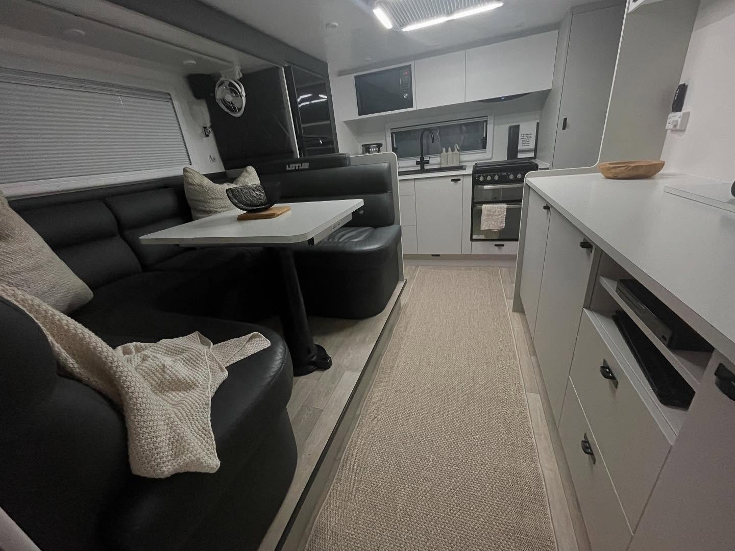 CUSTOM CARAVAN FLOOR RUNNER &ndash; 

Style Meets Practicality on the Road

ELEVATE YOUR CARAVAN INTERIOR with our handcrafted custom floor runner, perfectly tailored to fit your space. Designed for both form and function, this runner adds warmth, te