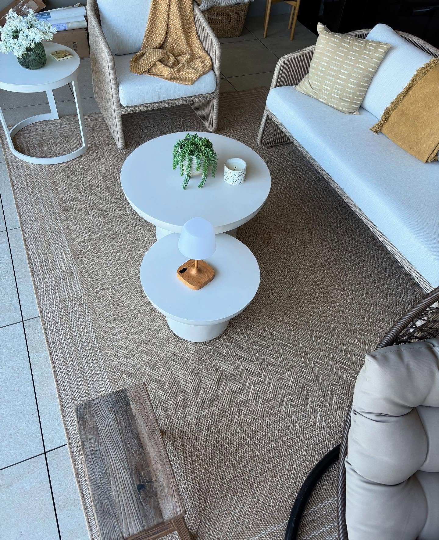 .
The ROTTNEST RUG looking very relaxed &amp; comfortable in its new home
Sizes available
160 x 230 $ 399
200 x 230 $ 555
240 x 340 $ 750
Available INSTORE @empire.revival Paddington Q
OR give me a call
Jo 📞0411475349
.
#outdoorrugs
#washablerugs 
#