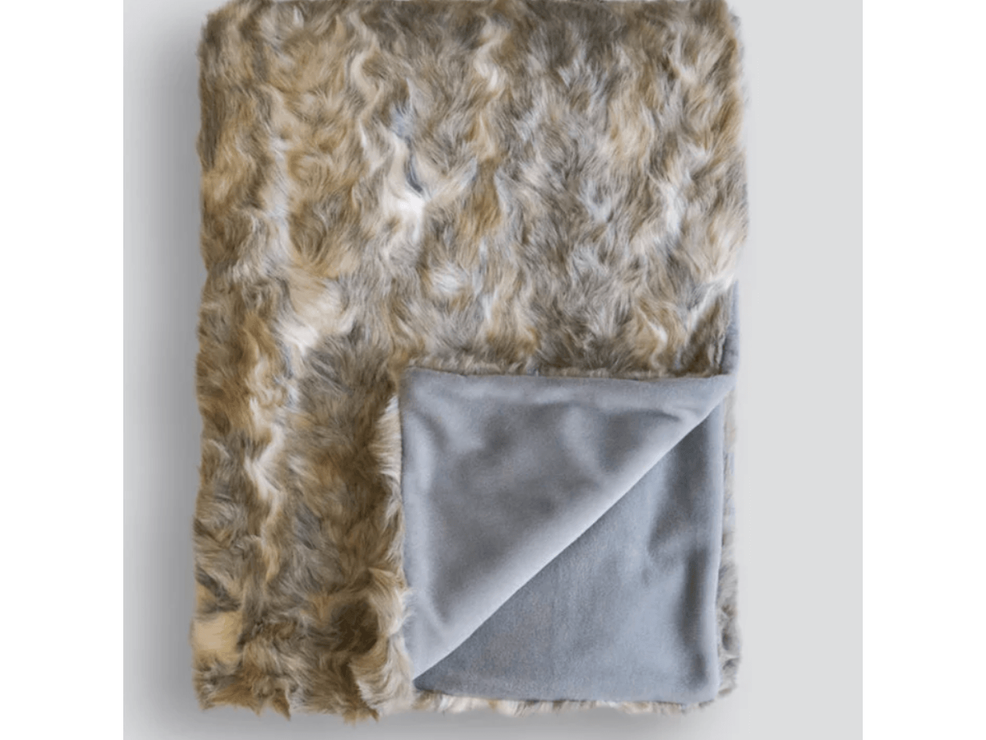 Vintage Squirrel Throw Grey