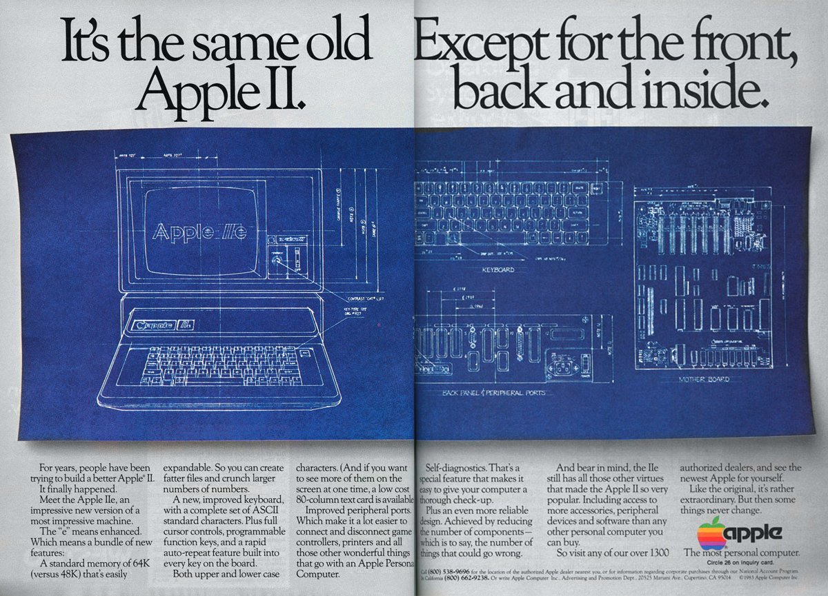 Apple IIe Ad