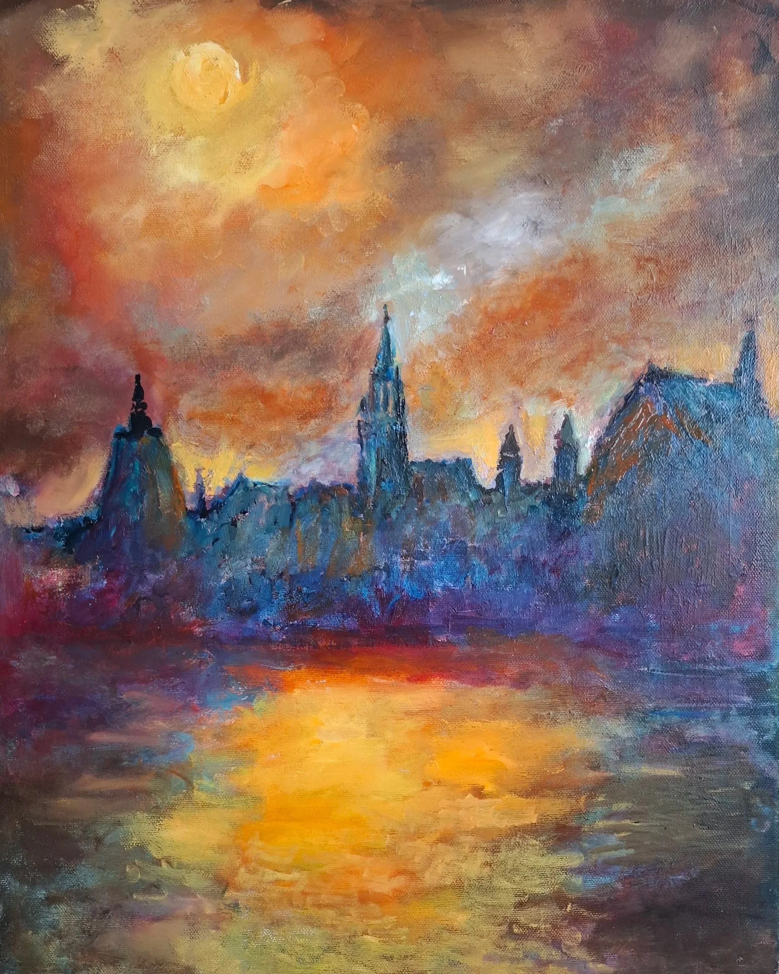 Eternal City 40x60 oil on canvas €250