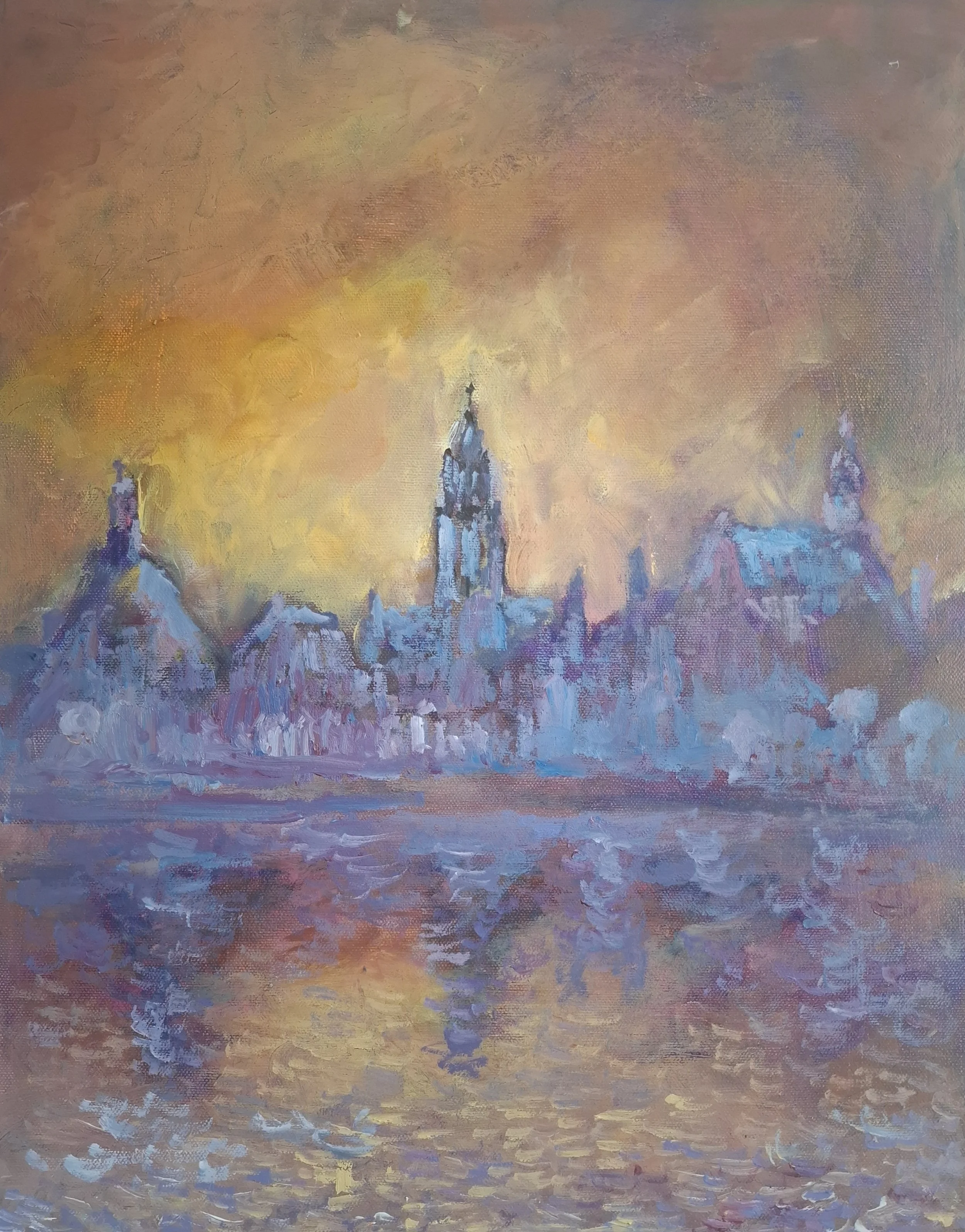 Eternal city 2   40x50 oil on canvas  220 euro