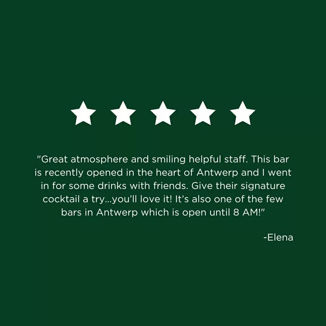 We've only been open for a short period of time and we've already been blessed with some great reviews.&nbsp;💚 
​
​Thank you guys!&nbsp;🙏