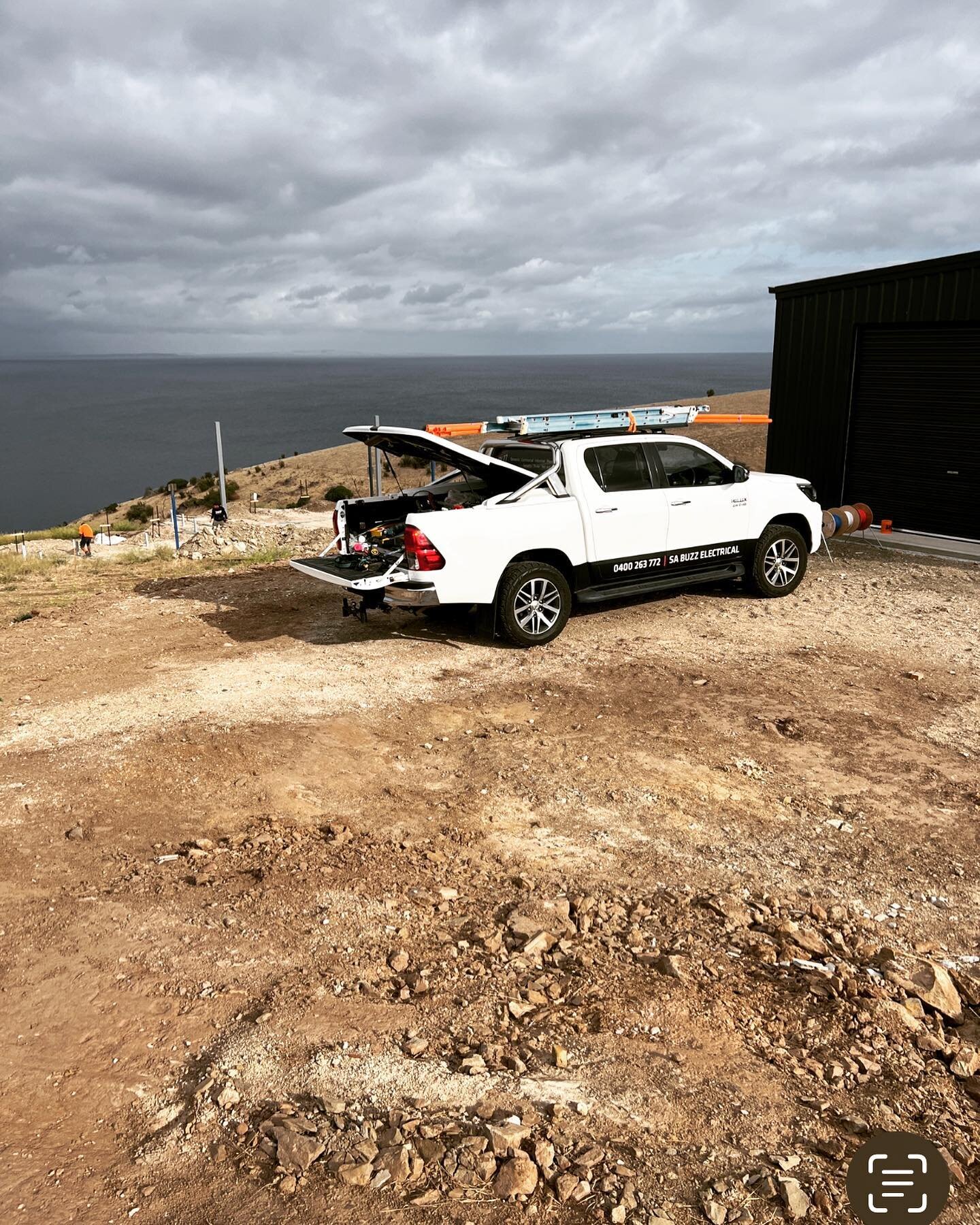 New off grid build on KI starting&hellip;.. sweet view &hellip;. Cracking location &hellip;. Looking forward to this pad coming to life &hellip;.
