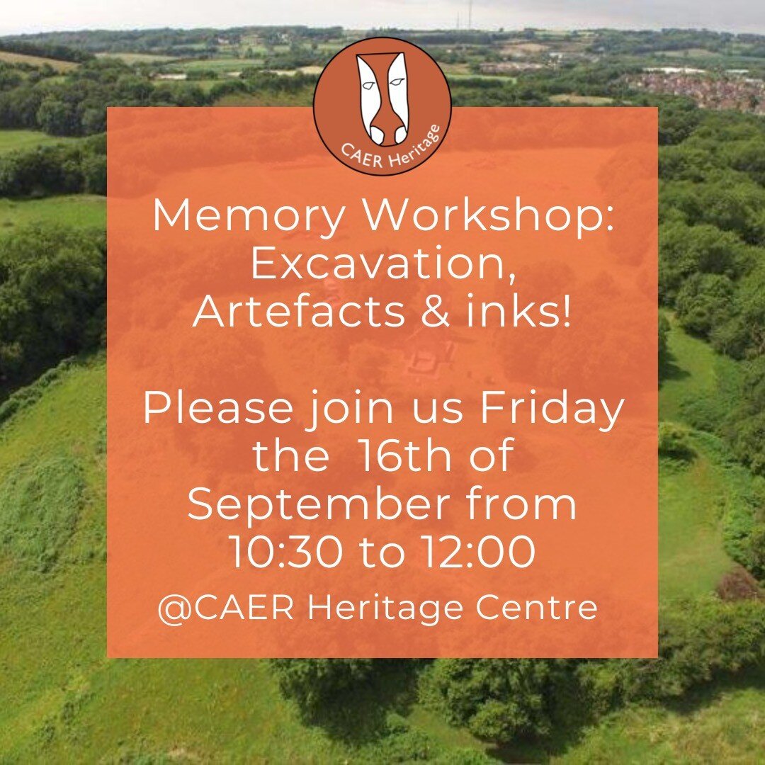 Join us tomorrow for a fun workshop @CAERHeritage Centre!
