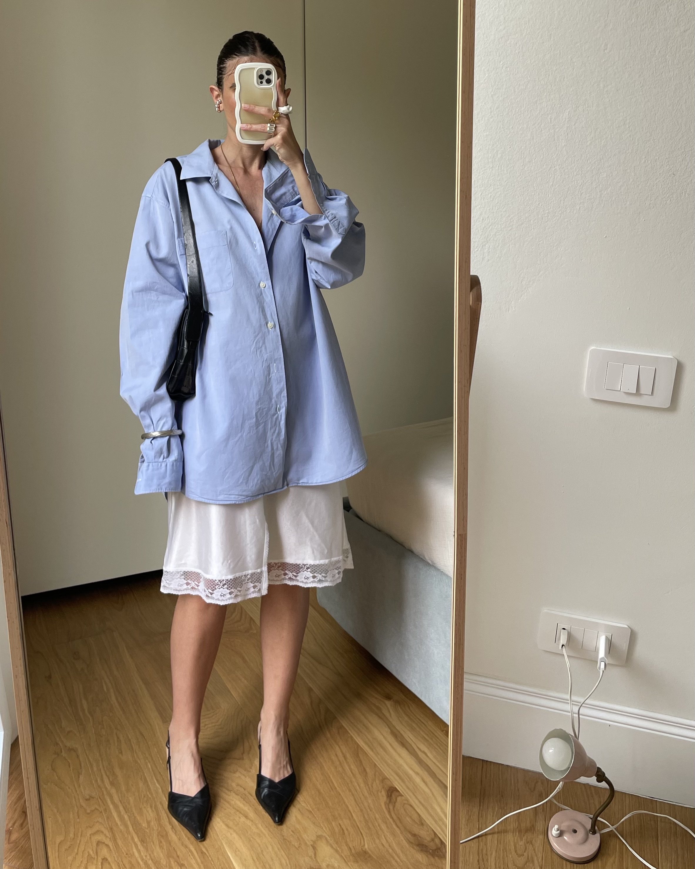 Camicia vintage Polo Golf Ralph Lauren azzurro
