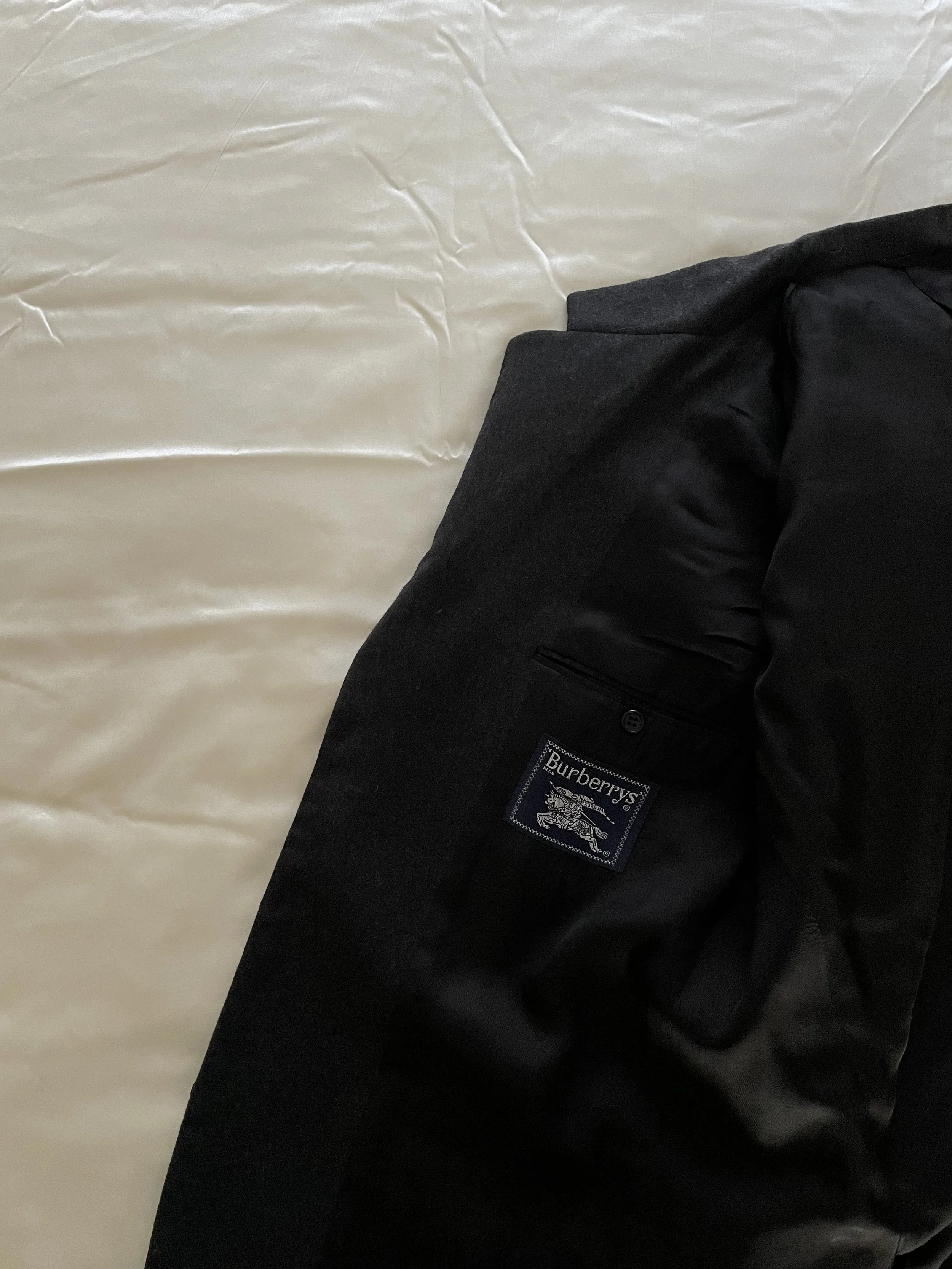 Blazer vintage Burberry grigio