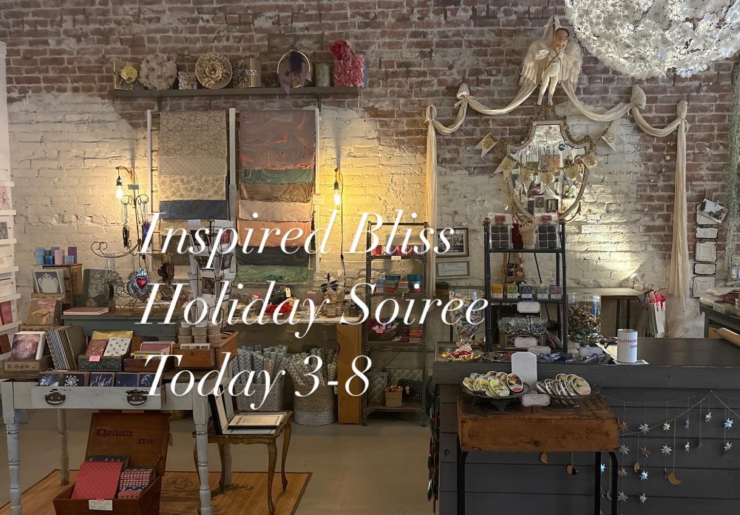 Holiday Soir&eacute;e magic is in the air ✨Come and enjoy a little sparkle, a little cheer and whole lot of Bliss. Tis&rsquo; the season to gather and glow with festiveness made for joy, connection and magic.

@marieyvonnemoss will be with us with he