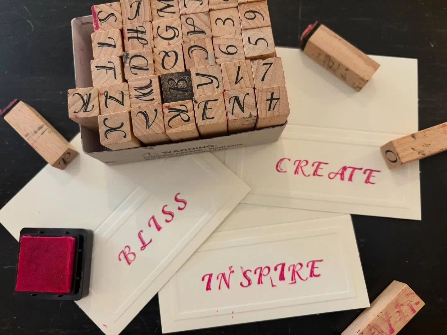 A big reason we opened Inspired Bliss was the opportunity to create something. Not just with our hands, but, also with our hearts and our minds. Sometimes we&rsquo;re moving lots of things around and other times you can find us at the counter making 
