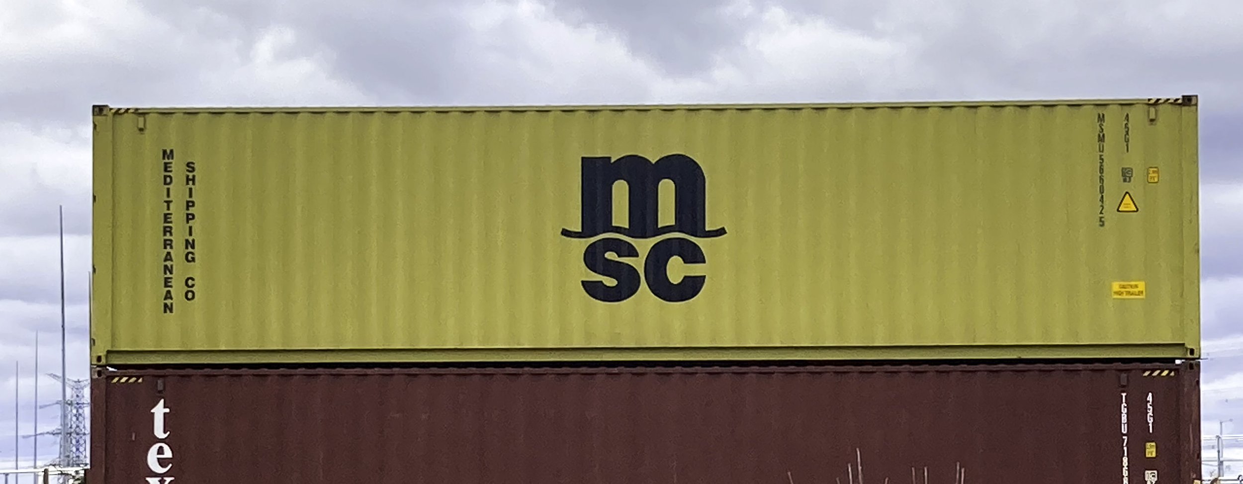 MSC Shipping Container