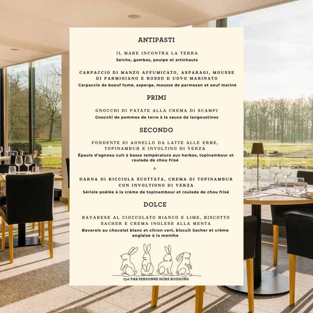 🐣🌼 Vous cherchez le lieu parfait pour c&eacute;l&eacute;brer P&acirc;ques en famille ou entre amis ? 🐰🍽 Le restaurant Premio vous invite &agrave; savourer une exp&eacute;rience culinaire inoubliable le 31 mars avec notre Menu Sp&eacute;cial P&aci