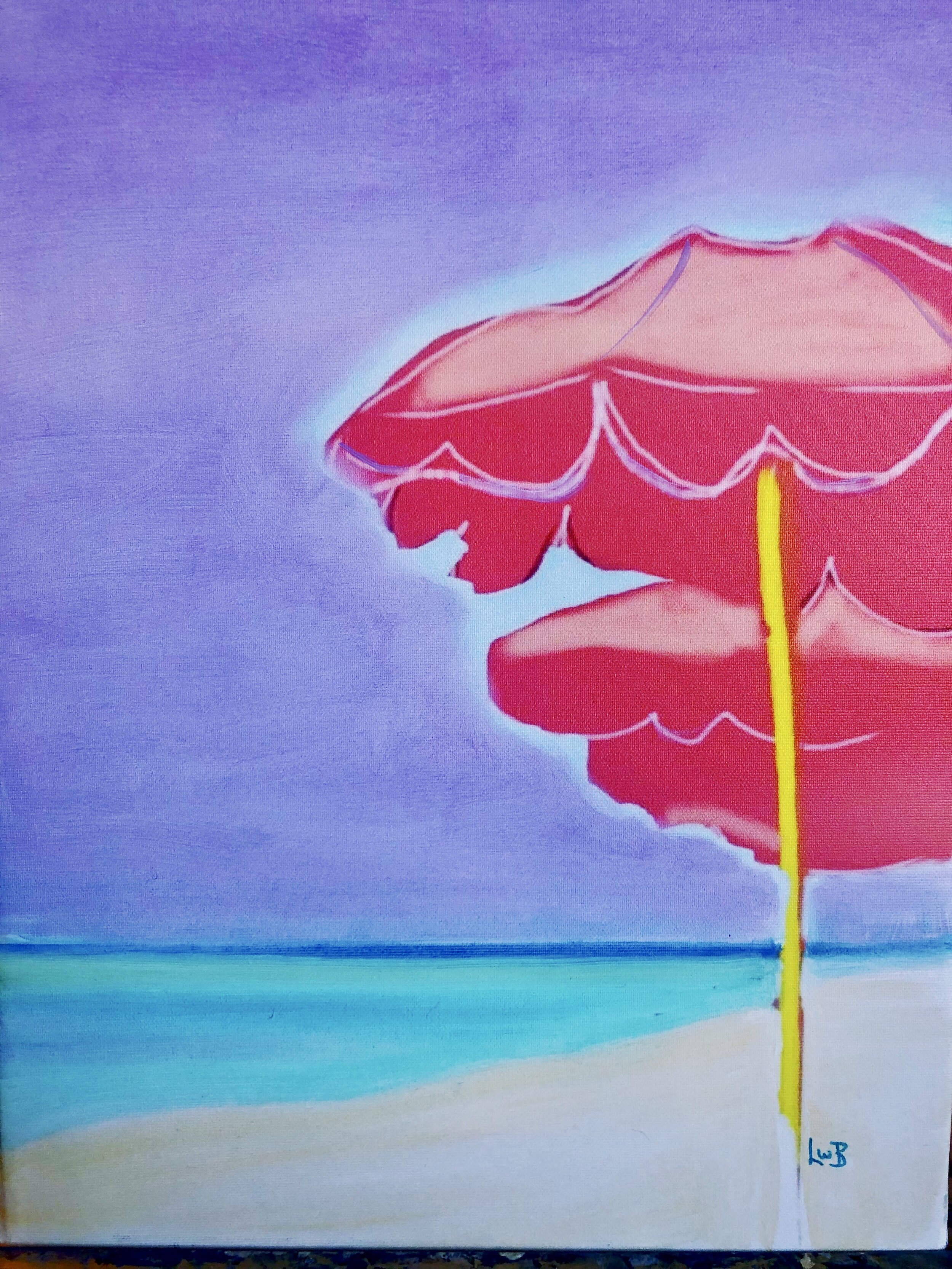 Umbrellas on Turks Caicos