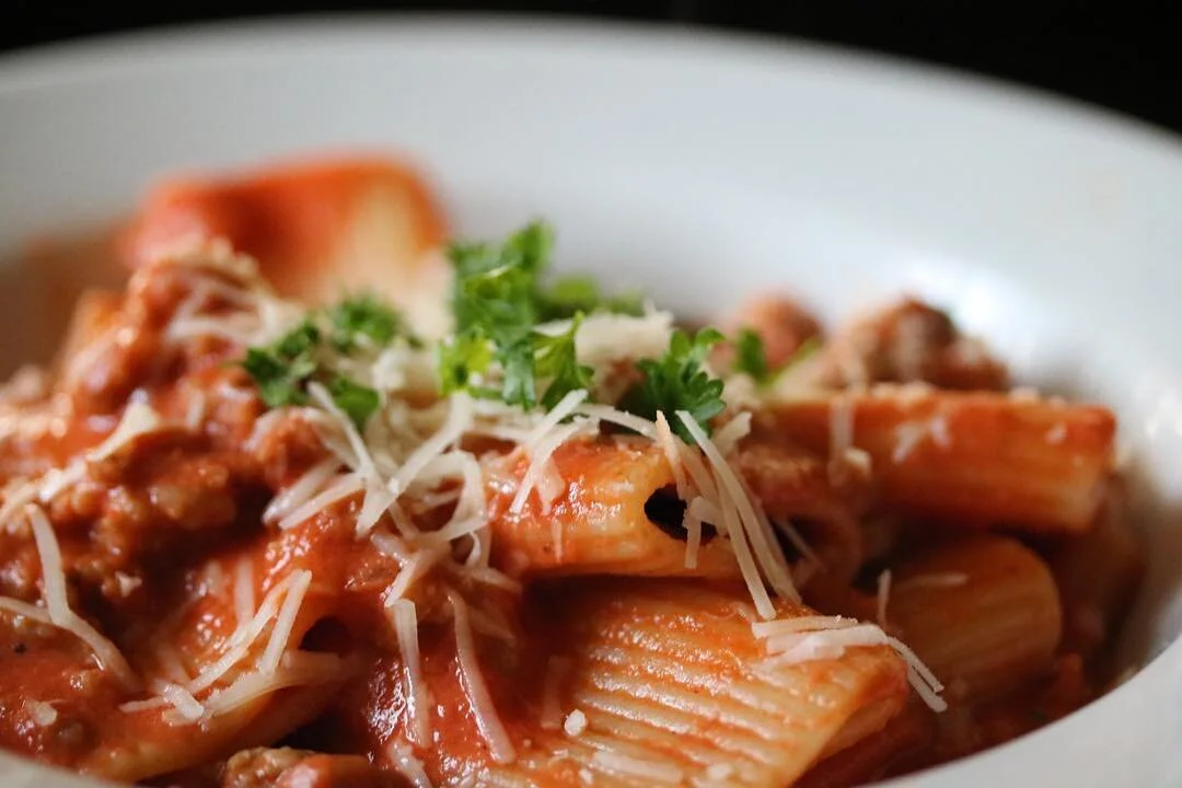 Vodka cream Italian sausage paccheri rigati.jpeg