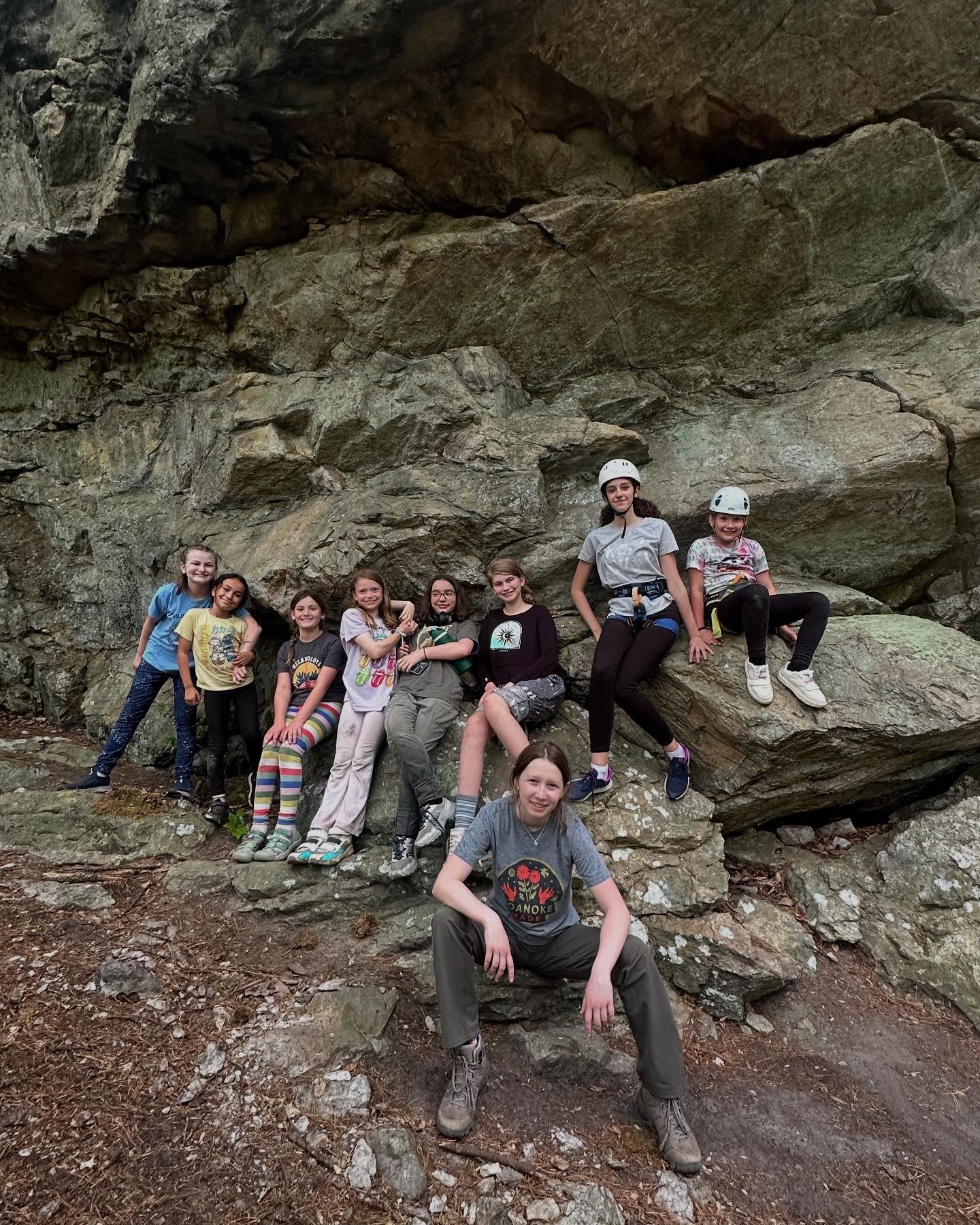 Outdoor Climbing at Hanging Rock