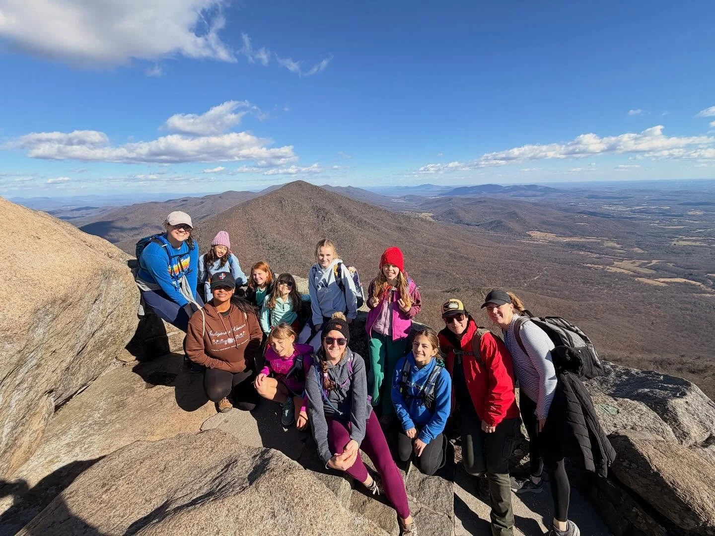 Hiking Up Sharp Top Mountain