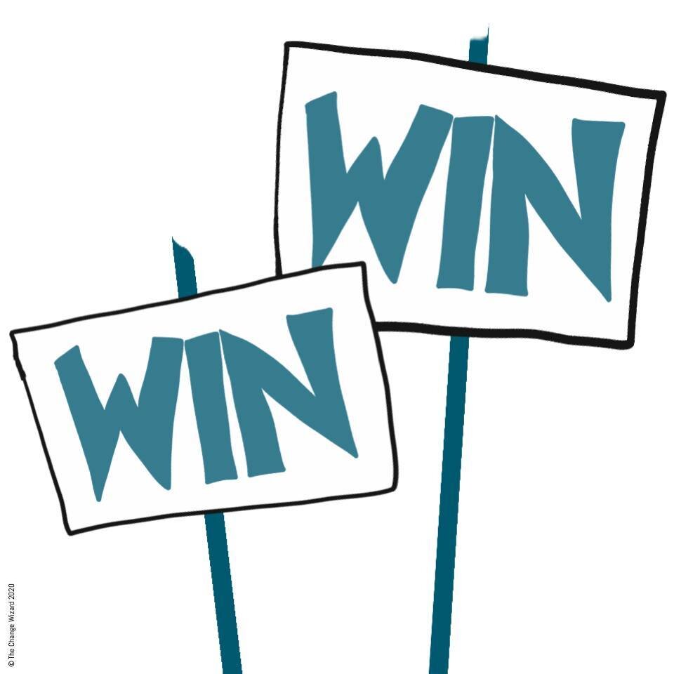 Find a win-win solution. Seek the common ground. 

Shifting your mentality to creating a win-win outcome delivers more value over the longer term. Relationships and trust deepen, and (good) risk-taking increases. 

We quickly spot when someone is tak