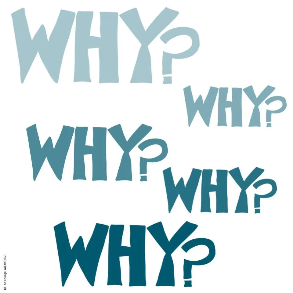 Why? Why? Why? Why? Why? 

Dig deep to get to the root cause. If you don't know what you are trying to fix, how can you fix it? 

We often do not know the problems we were trying to fix. We are focusing on the wrong thing.

What is the root cause iss