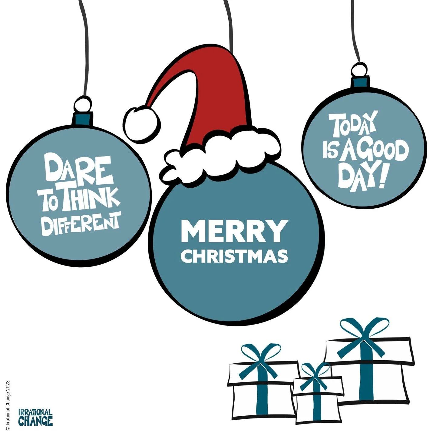 Thank-you for being a fan of Irrational Change throughout the year.

We love this time of year, it is a great chance for rest, reflection, reset and renewal.

Be the best of you.🎄☃️🦌

#IrrationalChange #Renewal #FamilyTime #ThankYou