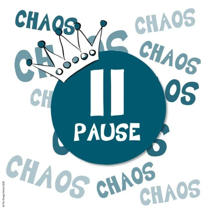 When you are in a world of chaos; pause. 

Ask yourself what are you going to say No to, and give yourself space.

Hitting the pause button is one of the hardest things to do. When we are in the thick of chaos, it is easy to lose our perspective. We 