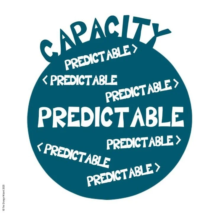 A predictable environment = less surprises = capacity for change.

In today&rsquo;s uncertain and volatile world, providing something predictable, such as the consistency of your leadership, helps your team feel in control.

When we feel in control, 