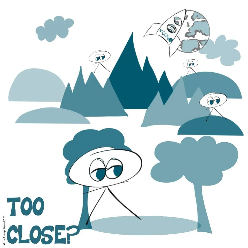 Are you too close to the problem?

Get some perspective, and things will look different.

A hard lesson to learn, but it is easy to get dragged into the weeds, to be overwhelmed by the problem. 

As a change leader we need to keep our perspective. On