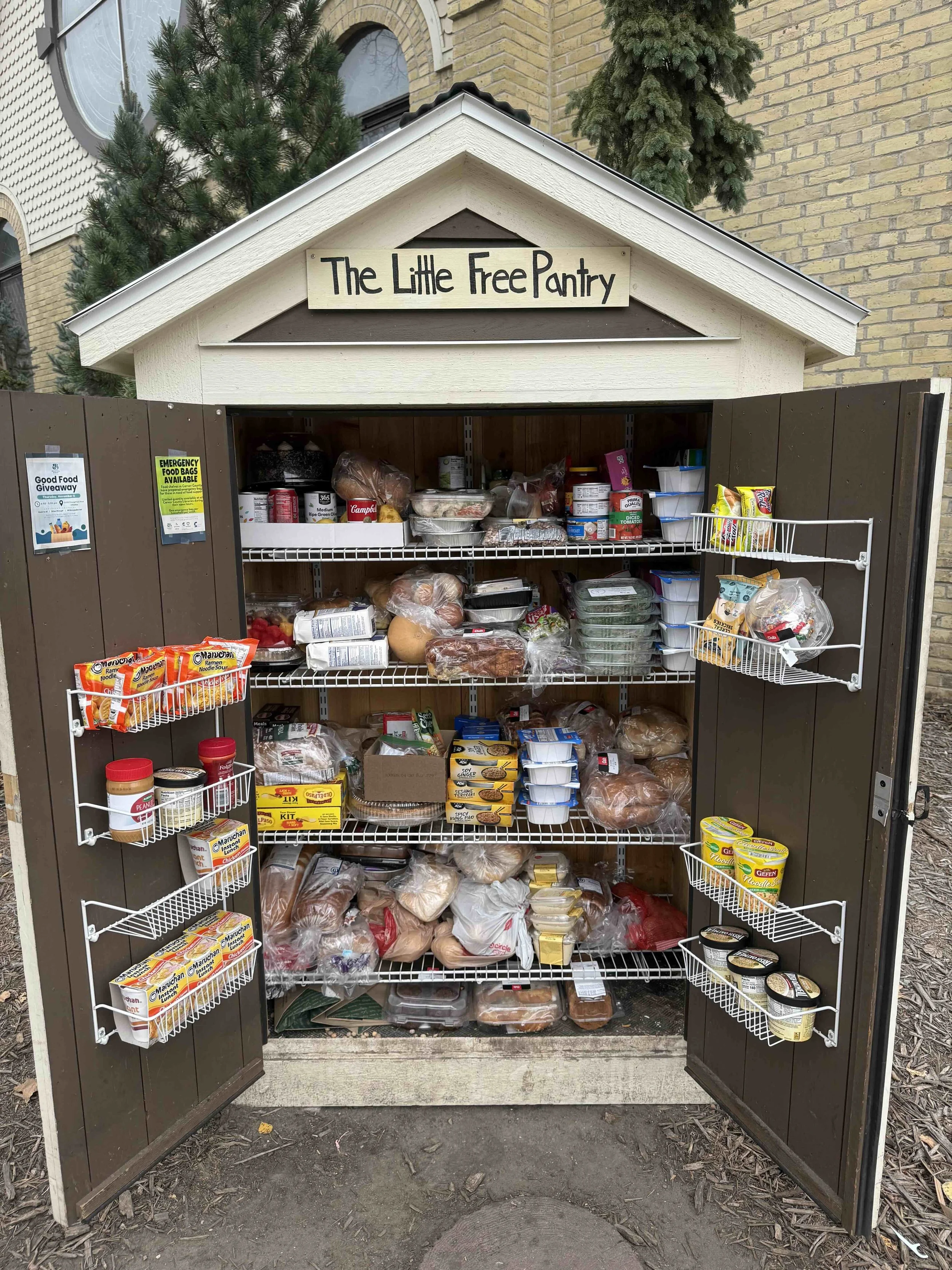 Little Free Pantry at Chaska Moravian Church