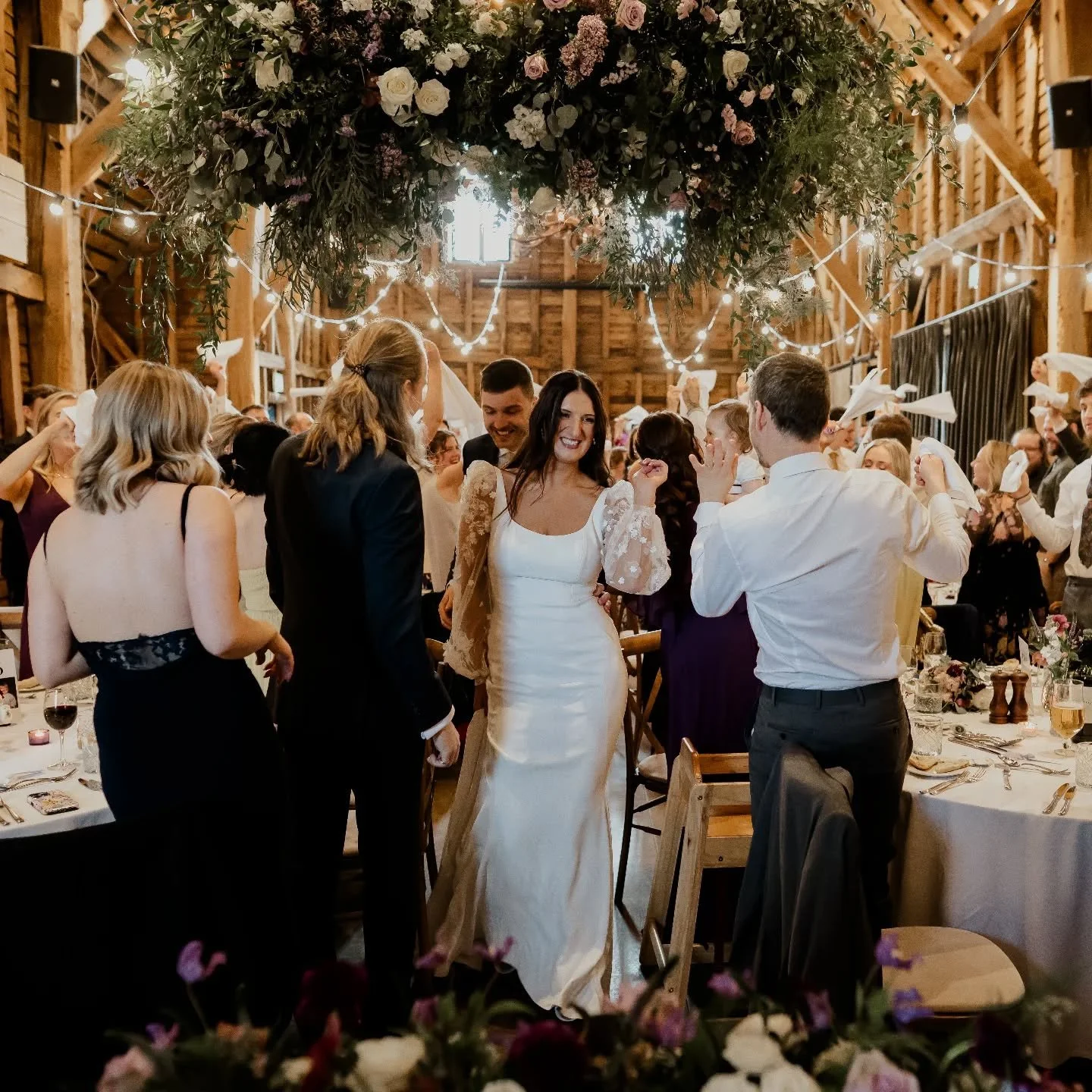 Dancing your way into dinner as Mr &amp; Mrs 💃🏻🌸

Photo @bubearphotography /@kayleybullphotography
Venue @barnsatredcoats
Dress @cliffordburrbridal 
Celebrant @lovejemmaceremonies
Hair &amp; mua @sashawrenmakeupandhair 

#barnsatredcoats #barnwedd