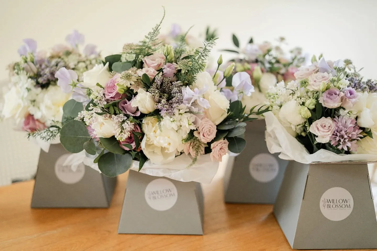 I am currently out of office, celebrating my mum's 60th &amp; my sister's 30th in Portugal ☀️🌞 I will be back to work on 7th May when I'll be creating beautiful florals for a lovely wedding. 

In the meantime, here's a photo of how your bouquets get