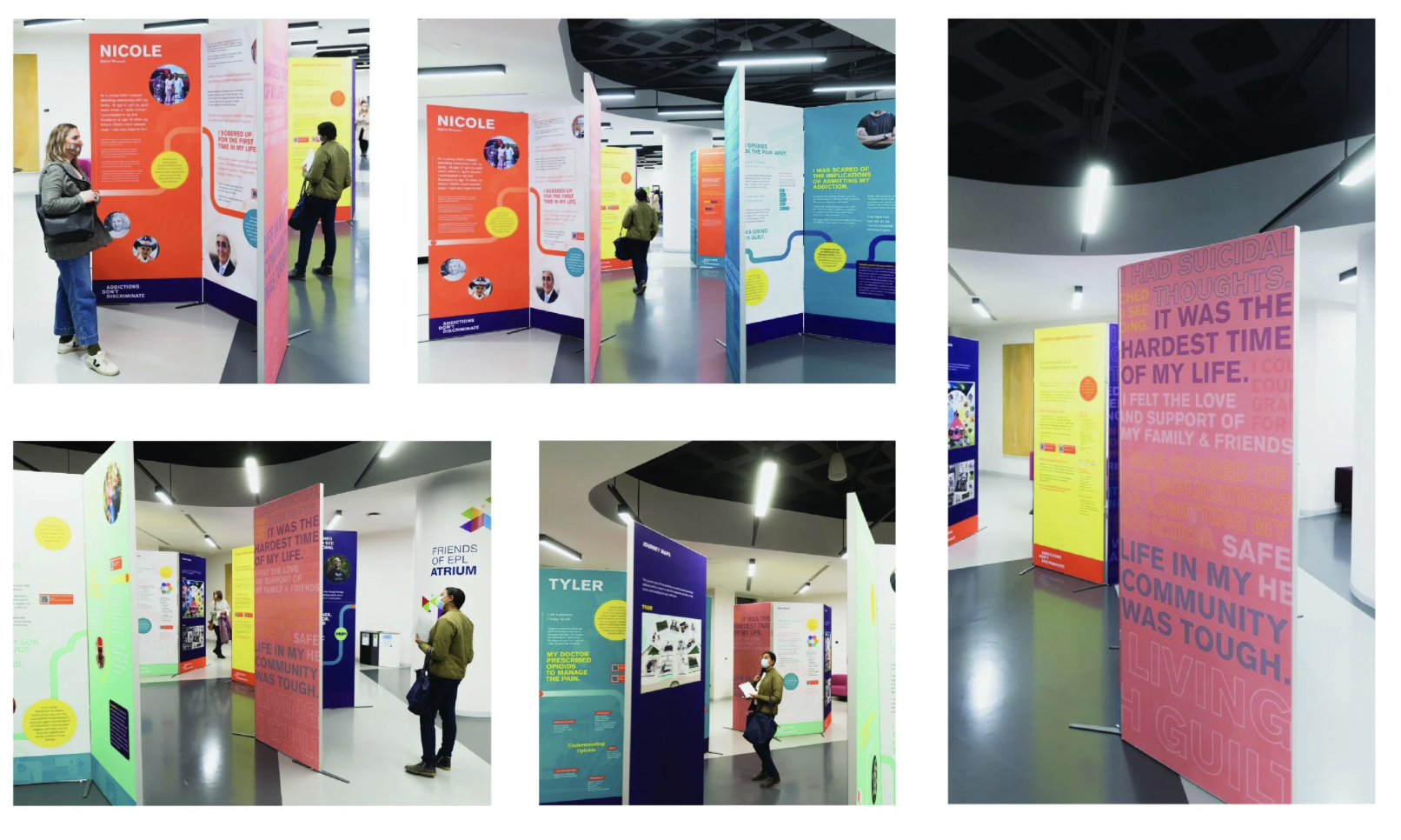 Addictions Don’t Discriminate Co-design workshops + exhibition