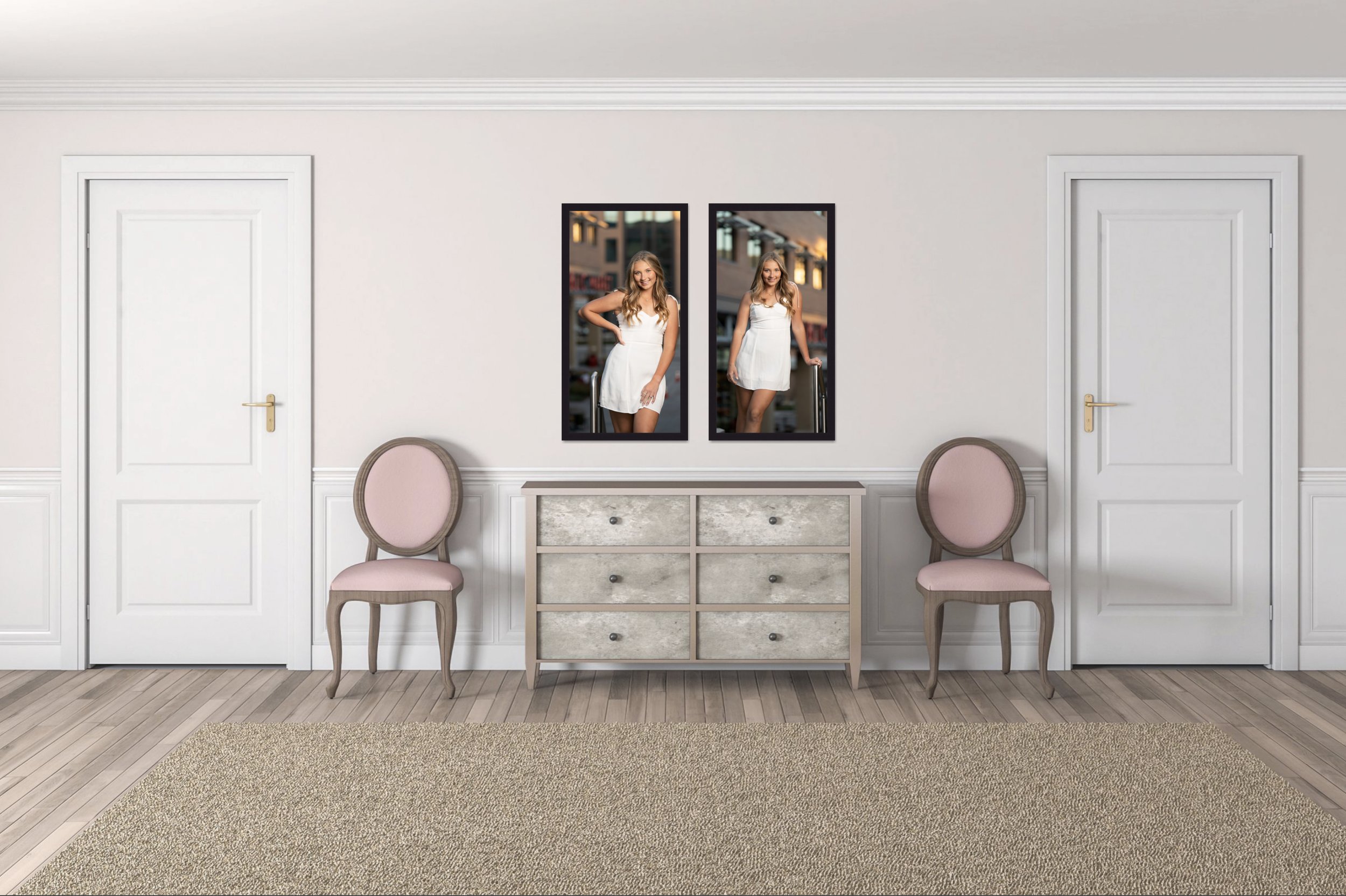  Choosing products like a wall design to display your photos 