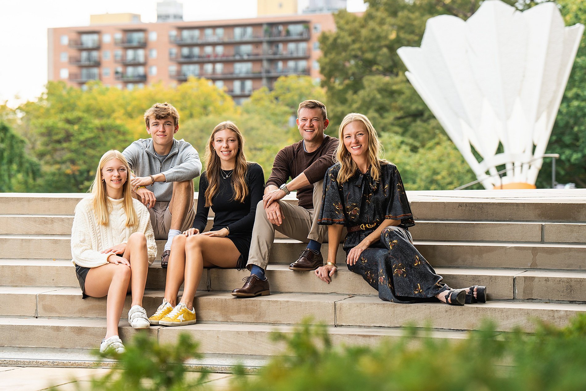  KC family session of spotlight on local family of five 