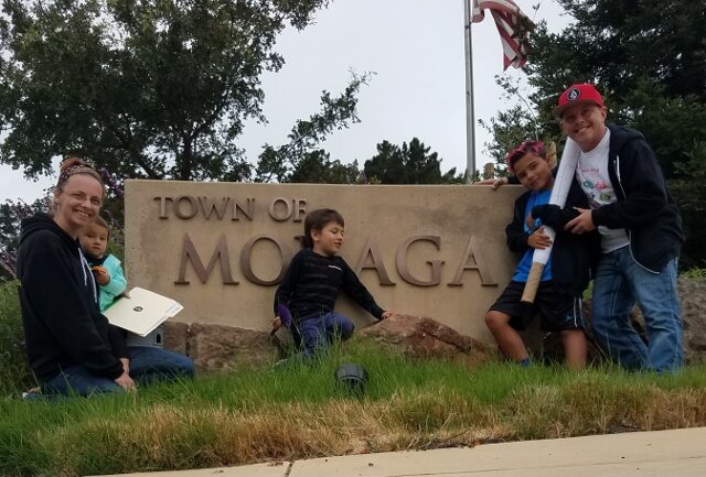 It was a family affair submitting our paperwork and plans for a use permit in the City of Moraga - August 21, 2017