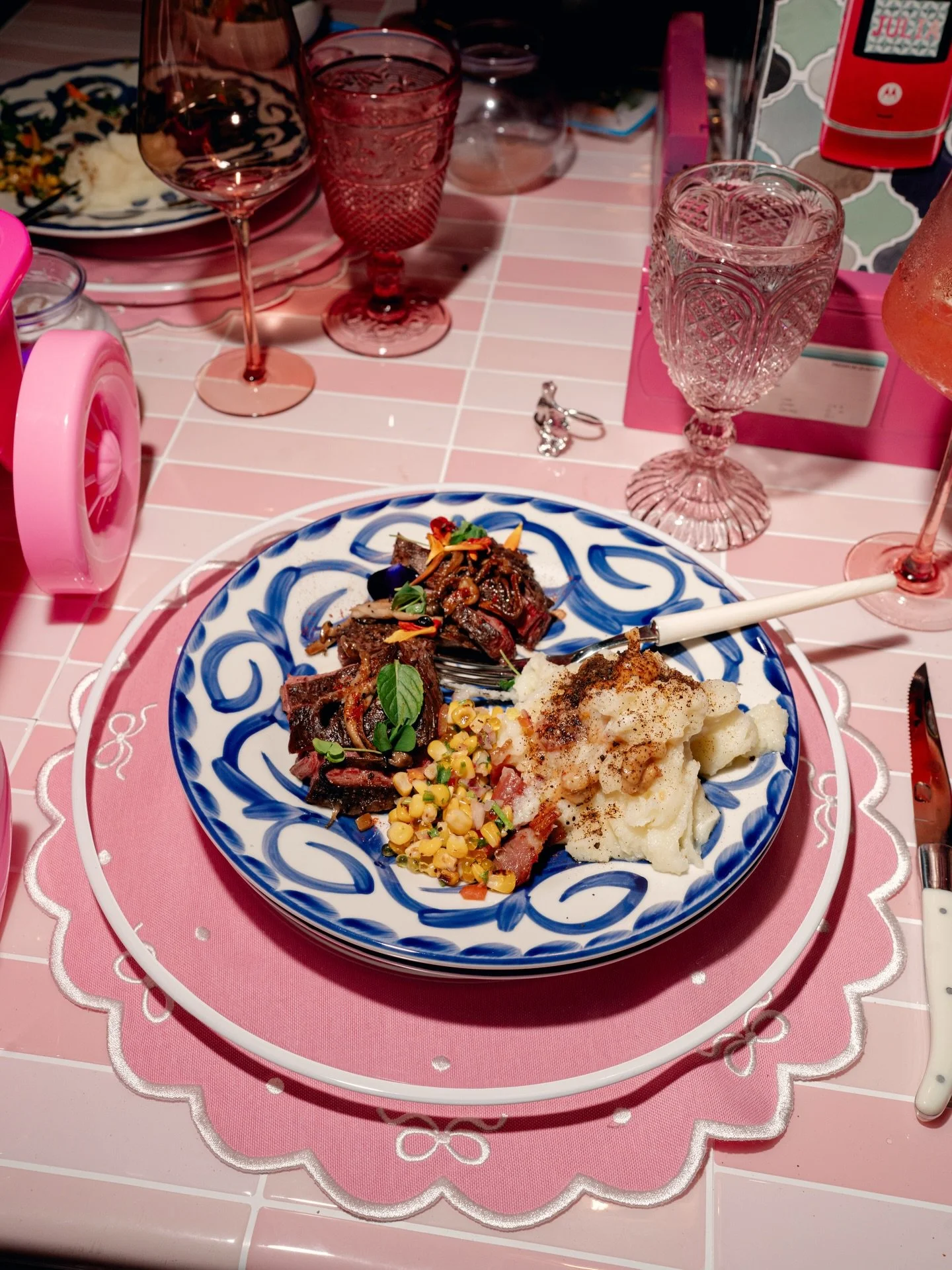 This is exactly the culinary experience we&rsquo;re here for.
When we designed the menu for Kat&rsquo;s birthday, the creative behind @wildbunchesflorals, we knew it had to be playful from start to finish.

Terrarium salads served in glass gardens, v