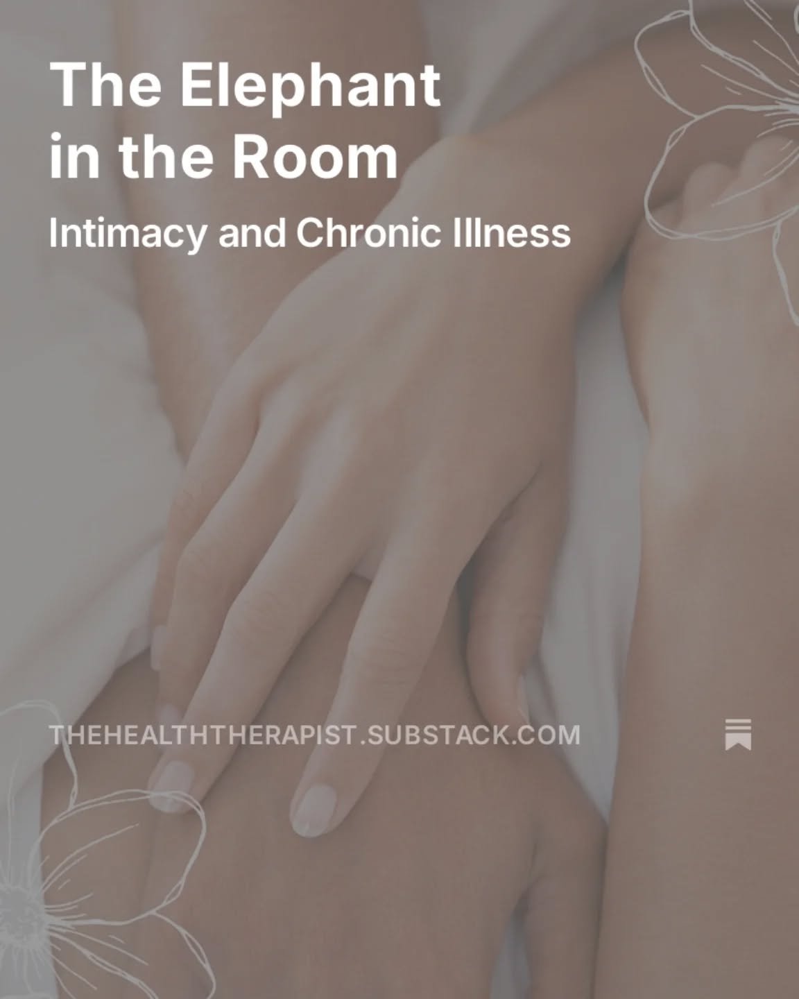 There&rsquo;s something a lot of people want to talk about in therapy&hellip;
but rarely do.

We talk about grief. Identity. Fatigue. Loss of independence.
But when it comes to intimacy&mdash;we go quiet.

Not just sex (though that&rsquo;s part of it