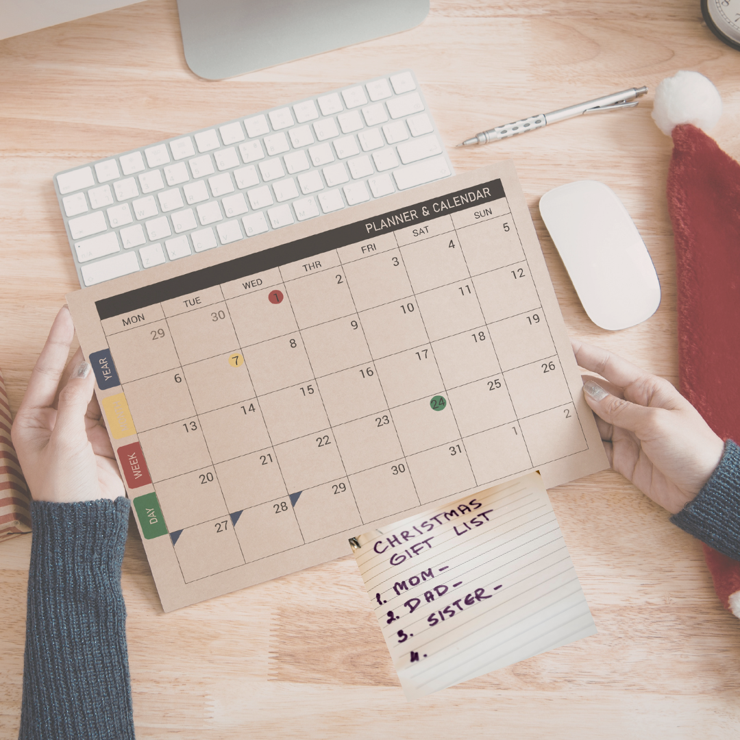 Do these 2 things in January to feel more organized in December