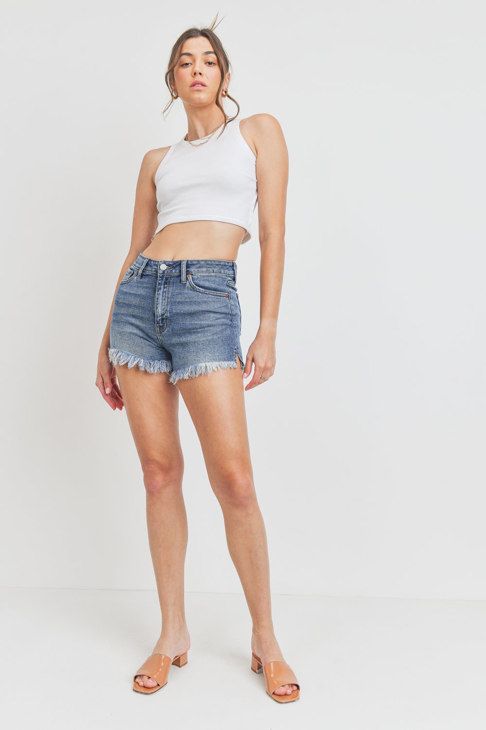 The Wilshire High Rise Shorts — JUST USA JEANS