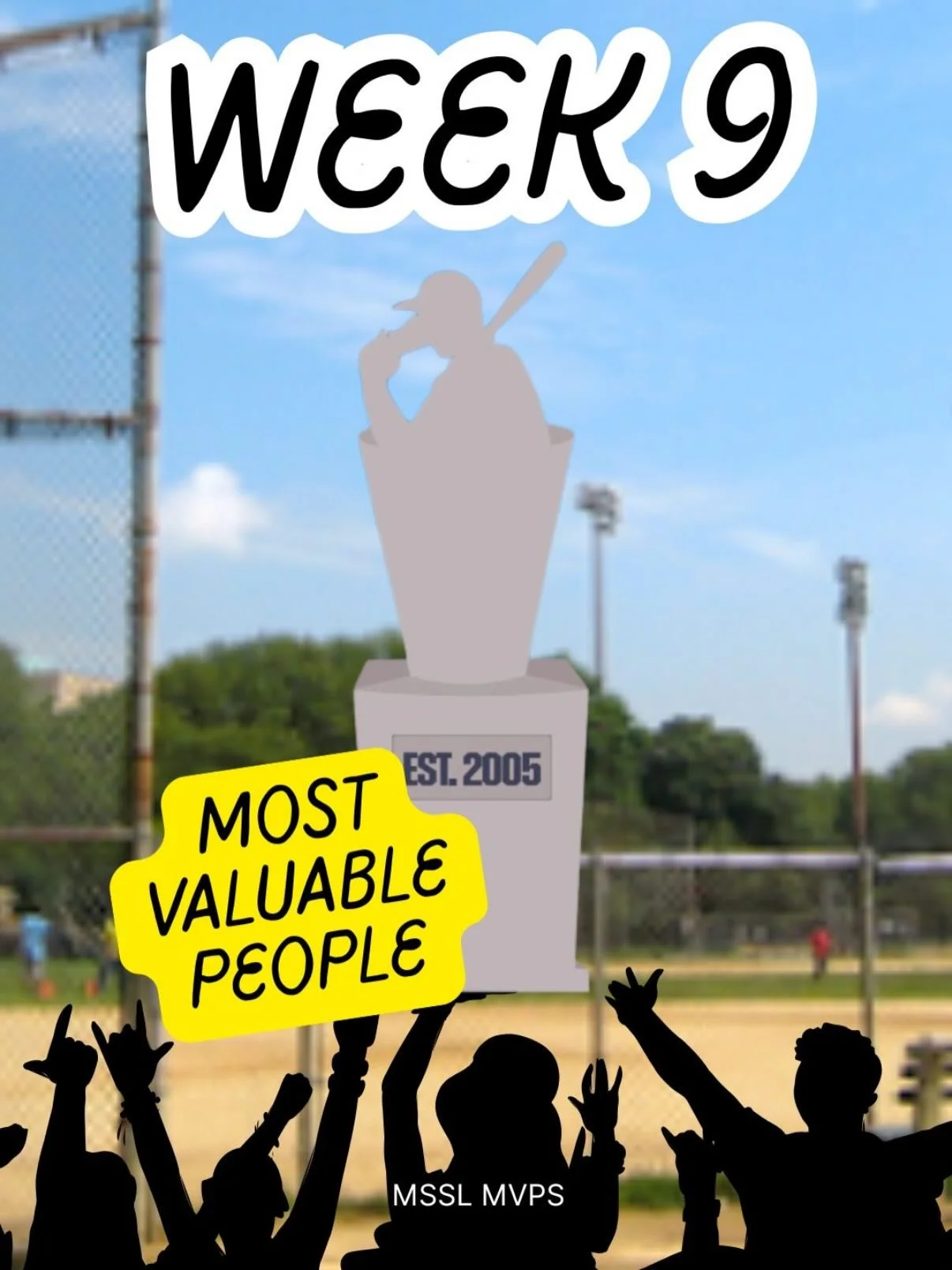Congrats to the MVPs of week 9! We&rsquo;ve got out of town visitors and show stopping players! Yall are all amazing.