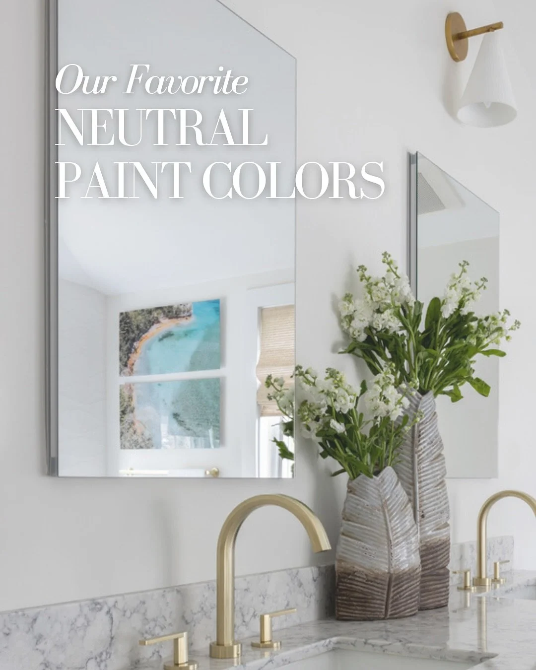 I&rsquo;m often asked about my go-to neutral paint colors. I know that with hundreds of &ldquo;whites&rdquo; to choose from, it can feel overwhelming.

My advice? Start by deciding whether you want a warm or cool undertone. Then, test samples in the 