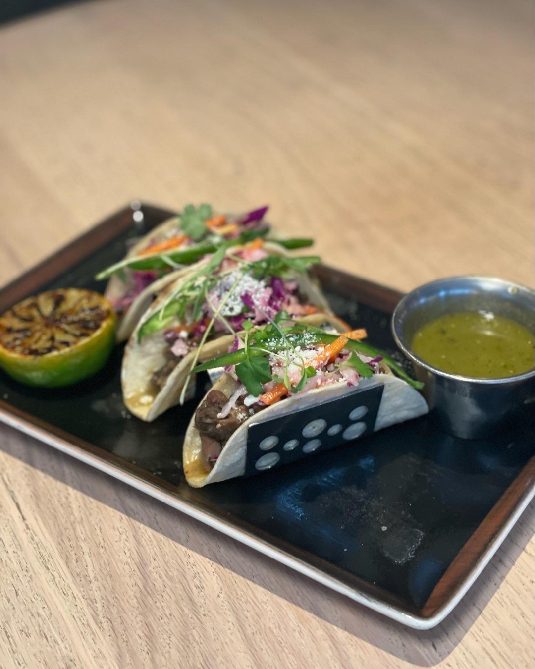 Happy hour&rsquo;s finest. Roasted Prime Rib Tacos are calling your name tonight from 4-7pm.