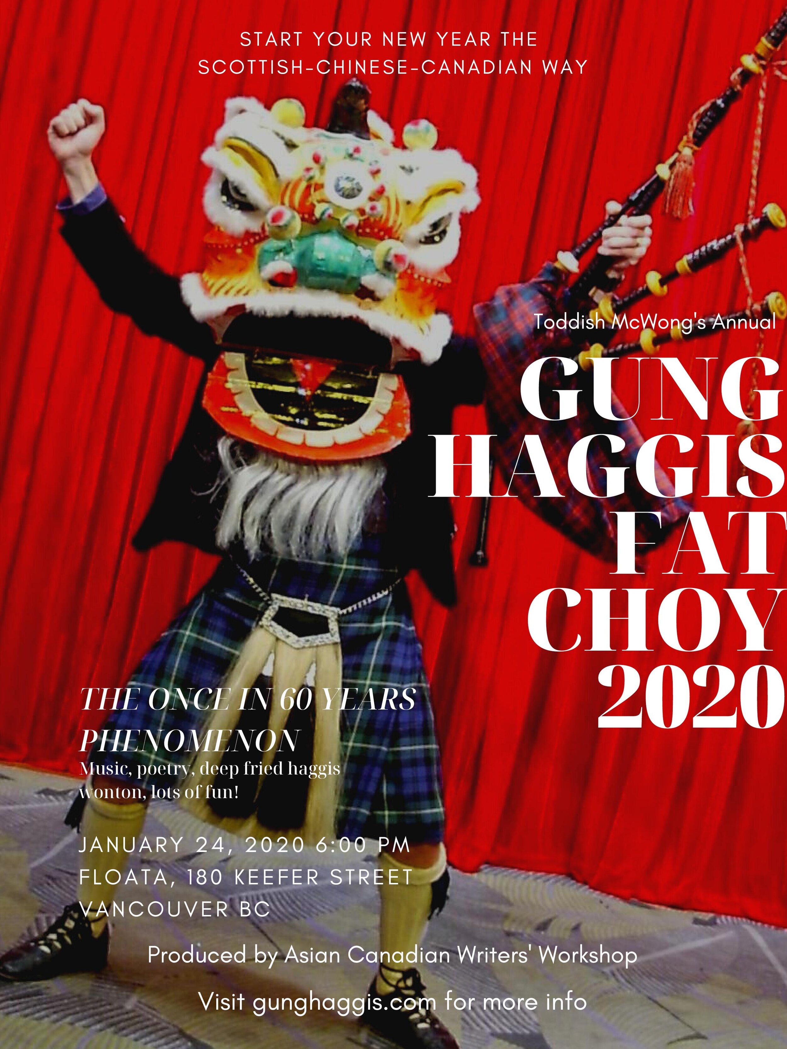Gung HAGGIS Fat Choy 2020
