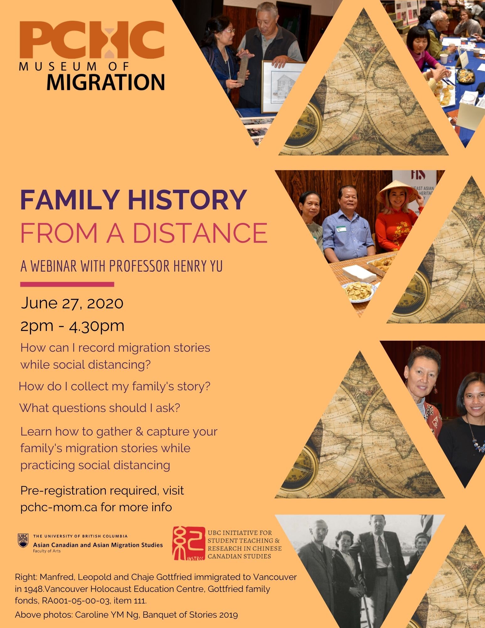 Family History From a Distance: Webinar with Prof. Henry Yu