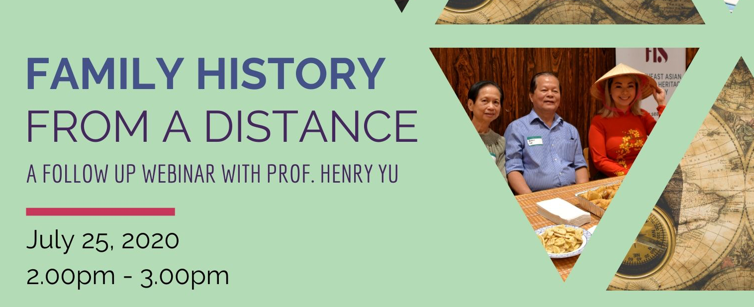 Follow Up Webinar: Family History From a Distance