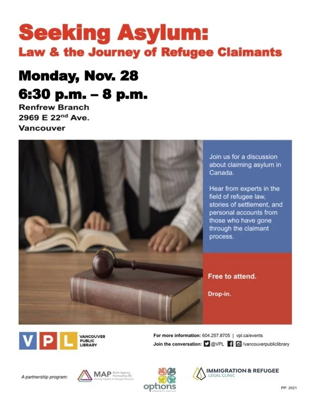 Seeking Asylum: Law &amp; the Journey of Refugee Claimants