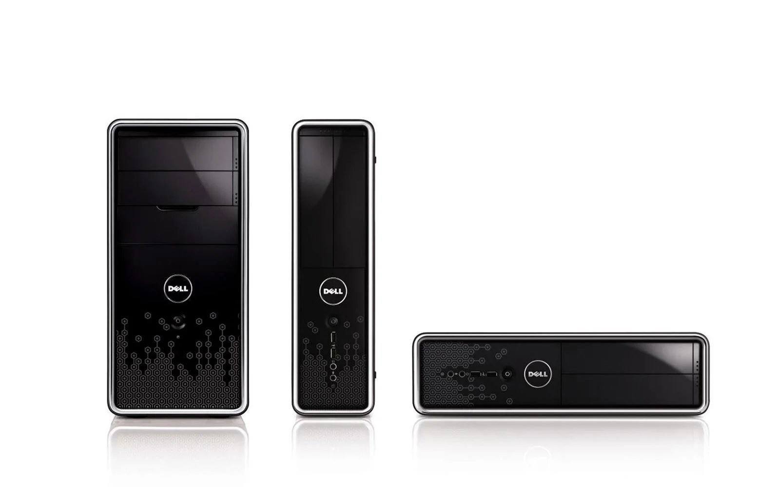 Front view of Dell Inspiron 500 product family