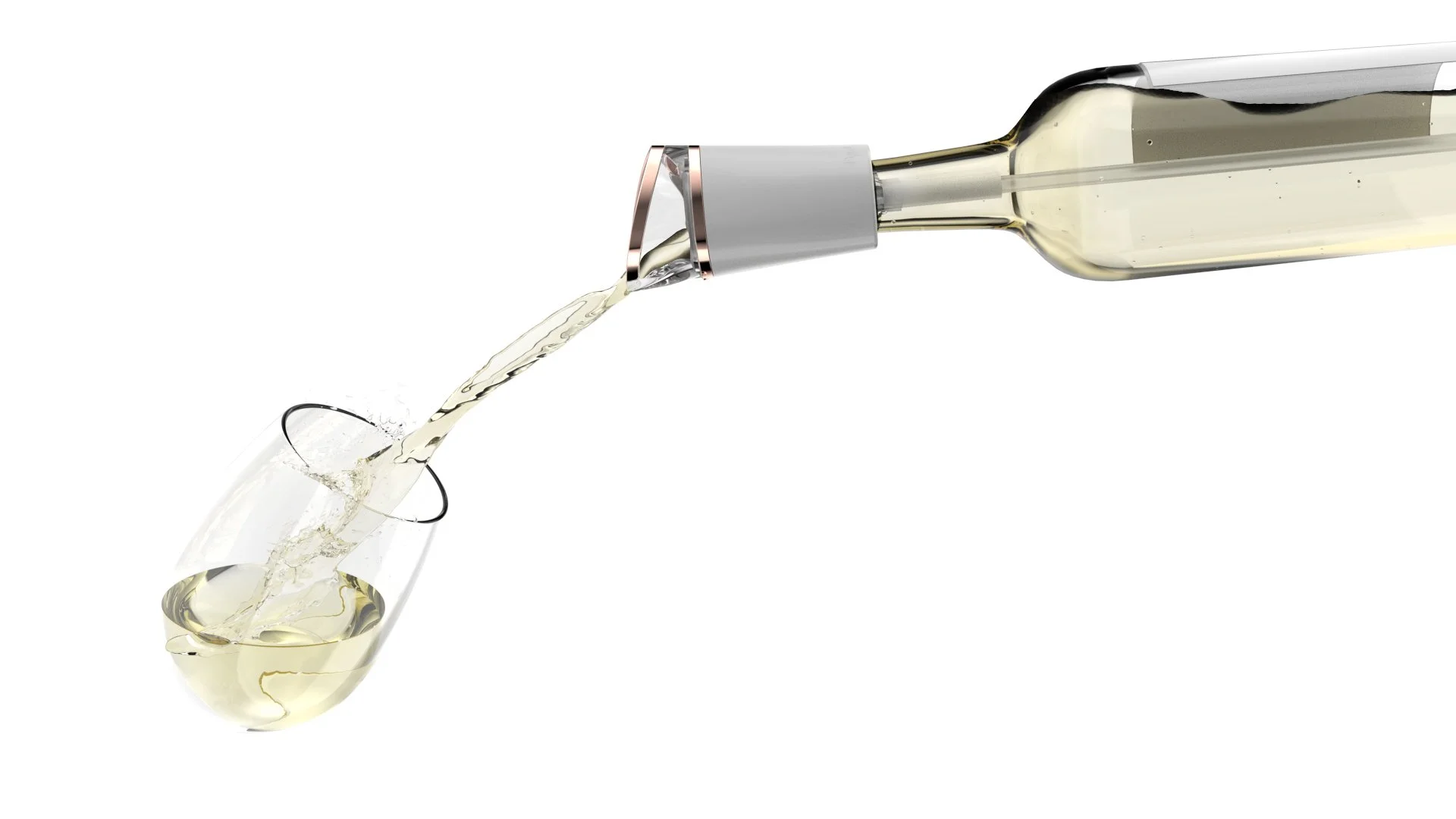 PureWine Phoenix pouring white wine