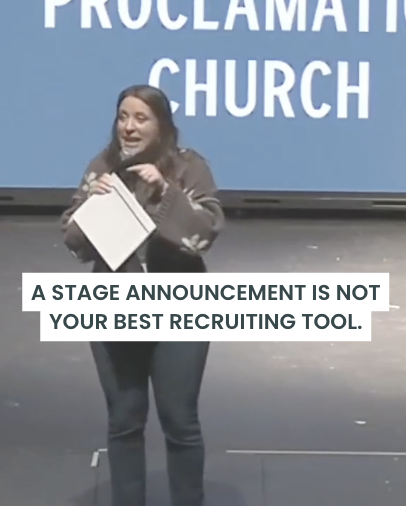 How to Make the Perfect Stage Announcement